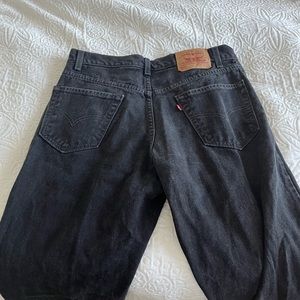 Levi’s 550 Black Straight Jeans